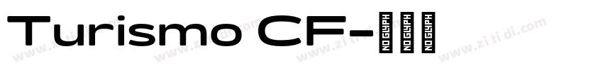 Turismo CF字体转换